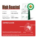 Organic Specialty Arabica Coffee Beans, High Roasted Aromatic Black Coffee, 500g - Image 5