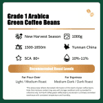 Grade 1 Yunnan Arabica Green Coffee Beans, Washed Premium Coffee Beans 1kg - Image 6